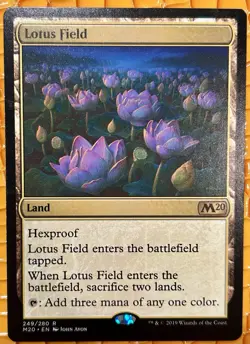 Lotus Field X2 M20 Core Set 2020 LP MTG - Image 1