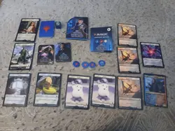 MTG Universes Beyond: Doctor Who Timey-Wimey Commander Deck With Sleeves - Image 1