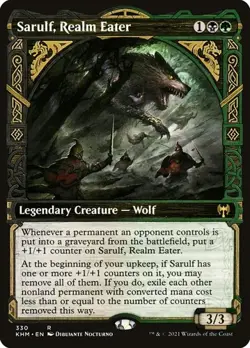 1x Sarulf, Realm Eater - Showcase NM Eng MTG - Kaldheim - Image 1