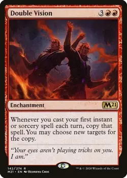 1x Double Vision NM Eng MTG - Core Set 2021 - Image 1