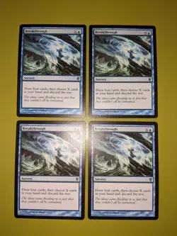 Breakthrough x4 Conspiracy 4x Playset Magic the Gathering MTG - Image 1
