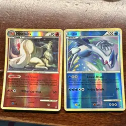 Pokemon TCG 2011 Call of Legends 17/95 Ninetales & 15/95 Lugia Holo Lot - 2 Co. - Image 1