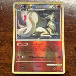 Pokemon TCG 2011 Call of Legends 17/95 Ninetales & 15/95 Lugia Holo Lot - 2 Co. - Image 2