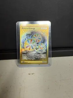 Pokemon TCG Reversal Energy Paradox Rift Holo Hyper Rare Gold Card 266/182 - Image 1