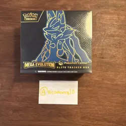 Pokemon TCG Mega Evolution Lucario Pokemon Center ETB – Factory Sealed - Image 1