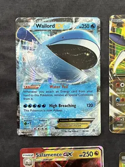 Mixed Pokemon TCG 11 Card Lot EX GX Holo - Image 2