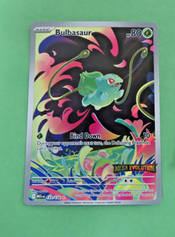 2025 Bulbasaur 133/132 Pokemon TCG Mega Evolutions Stamped Promo Card - Image 1