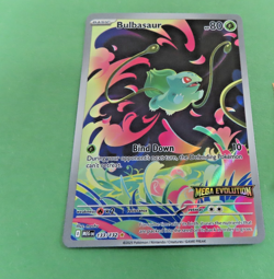 2025 Bulbasaur 133/132 Pokemon TCG Mega Evolutions Stamped Promo Card - Image 2