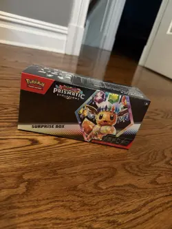 Pokemon TCG Scarlet & Violet Prismatic Evolutions Surprise Box - Image 1