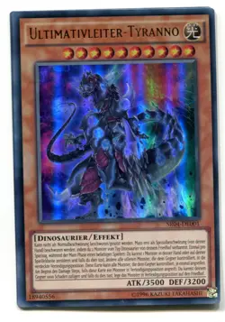 Yu-Gi-Oh! Ultimativleiter Tyranno Ultra RAre SR04-DE001 - Image 1