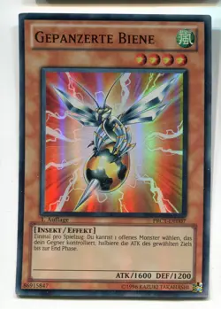 Yu-Gi-Oh! Gepanzerte Biene Super Rare PRC1-DE007 - Image 1