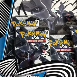 Pokemon Cards Scarlet & Violet Black Bolt Binder Collection Box 5 Booster Packs - Image 2