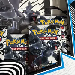 Pokemon Cards Scarlet & Violet Black Bolt Binder Collection Box 5 Booster Packs - Image 3