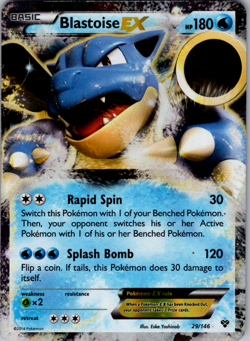 Blastoise EX - 29/146 - Pokemon XY Base Set Ultra Rare Card - Image 1
