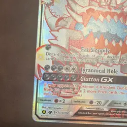 Pokemon TCG Guzzlord GX SV71/SV94 Hidden Fates Full Art Shiny Holo Rare Card - Image 3