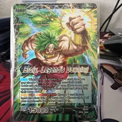 Broly Legends Dawning GOLD STAMP Leader Foil Dragon Ball Super Card Game | NM - Image 2