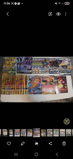 Pokemon GX V Vmax Jumbo Card Lot Pikachu Charizard Snorlax Alakazam - Image 1