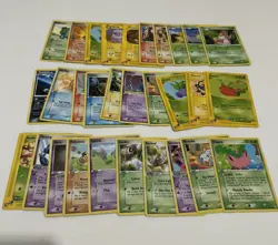 Vintage Pokemon Cards 100 card assortment common/uncommon - Image 1