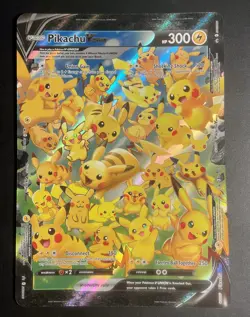 JUMBO Pikachu V Union Card SWSH141 Oversized Promo Pokemon Celebrations 25th NM - Image 1