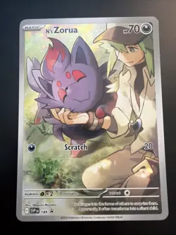 Pokemon TCG Journey Together N's Zorua #189 Holo Promo Card - Image 1