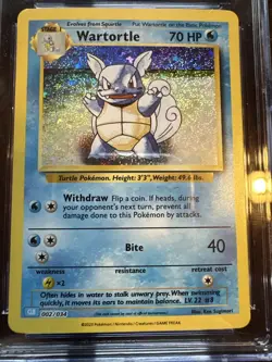CGC 10 Wartortle 002/034 CLB Trading Card Game Classic Holo Pokemon TCG card - Image 2