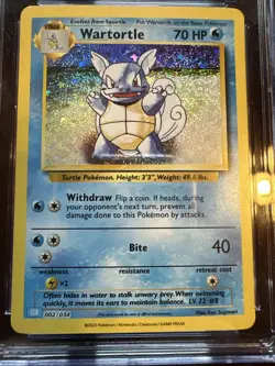 CGC 10 Wartortle 002/034 CLB Trading Card Game Classic Holo Pokemon TCG card - Image 3