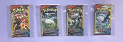 XY Primal Clash 3-Card Booster Pack Art Set of 4 2015 Pokemon TCG New Sealed - Image 1
