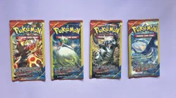 XY Primal Clash 3-Card Booster Pack Art Set of 4 2015 Pokemon TCG New Sealed - Image 2