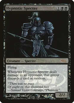 MTG HYPNOTIC SPECTER FOIL EXC - SPETTRO IPNOTICO - DCI PROMO - MAGIC - Image 1