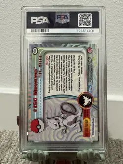 Topps Pokemon TV Mewtwo Foil #150 PSA 9 - Image 2