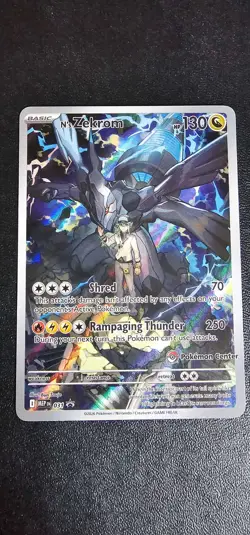 N's Zekrom 031 Ascended Heroes ETB Promo Pokemon Center Stamp - Image 1