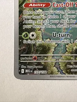 Ninjask 137/132 Illustration Rare - Mega Evolutions 2025 ME01: Pokemon TCG - NM - Image 5