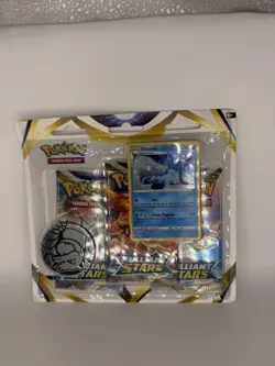 Pokemon TCG Brilliant Stars 3 Pack Blister Glaceon Promo - New Factory Sealed - Image 1