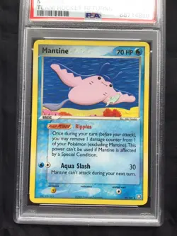 Pokemon Cards: EX Team Rocket Returns Uncommon: Mantine 45/109: PSA 10 - Image 2