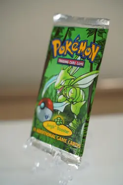 21.20g Pokemon 1999 Jungle 1st Edition Booster Pack Scythers Vintage WOTC Sealed - Image 4