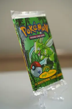 21.20g Pokemon 1999 Jungle 1st Edition Booster Pack Scythers Vintage WOTC Sealed - Image 5
