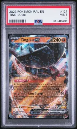 Pokemon - Paldea Evolved -TING-LU EX 127 PSA 9 - Image 1