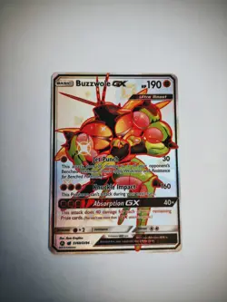 Pokemon TCG Buzzwole GX SV68/SV94 Hidden Fates: Shiny Vault Shiny Holo Rare - Image 1