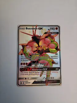 Pokemon TCG Buzzwole GX SV68/SV94 Hidden Fates: Shiny Vault Shiny Holo Rare - Image 2