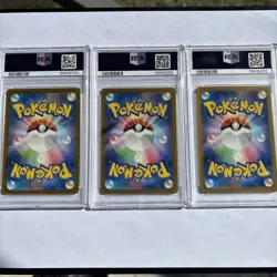 2023 POKEMON MEW EN 151 VENUSAUR EX 003 CHARIZARD EX 006 BLASTOISE EX 009 PSA 9 - Image 2