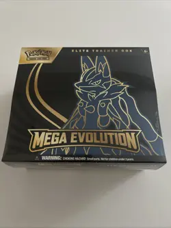 Pokemon TCG Mega Evolution Lucario Elite Trainer Box ETB NEW FACTORY SEALED - Image 1