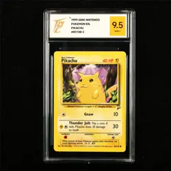 TQG 9.5 MINT+ 1999-2000 Pokemon ENG Pikachu 87/130 C - Image 1