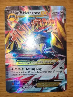 2014 Pokemon Mega M Metagross EX (Shiny) XY35 XY Holo - EX FAST FREE SHIPPING - Image 1