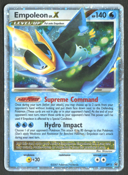 Pokemon TCG: Empoleon LV.X DP11 Diamond and Pearl Black Star Promo - Image 1