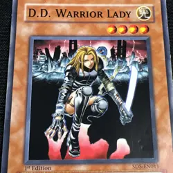 D.D. Warrior Lady SD5-EN011 Common 1st Edition LP+ - Image 3