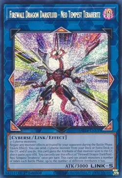 Firewall Dragon Darkfluid - Neo Tempest Terahertz-Prismatic Secret Rare - 1st... - Image 1