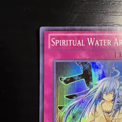 Spiritual Water Art - Aoi Unlimited Super Rare Astral Pack 2 AP02-EN012 DMG - Image 2