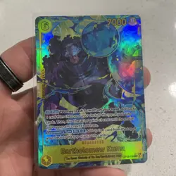 One Piece TCG Bartholomew Kuma OP12-119 Secret Rare ALT ART - Image 2