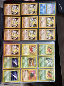 Pokemon Card Binder Collection Lot Vintage Most 1999 Wizard From Childhood TCG - Image 2