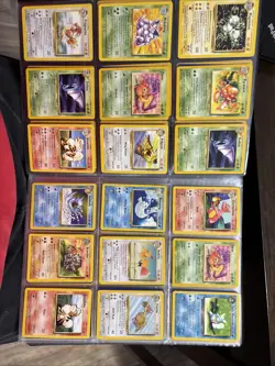 Pokemon Card Binder Collection Lot Vintage Most 1999 Wizard From Childhood TCG - Image 3